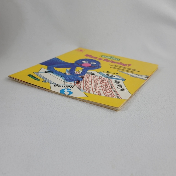 Vtg Sesame Street When Is Saturday? Book And Read Along Cassette Tape - Picture 11 of 14